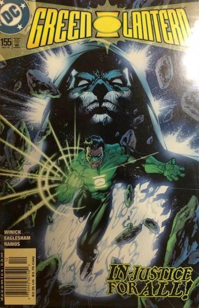Cover for Green Lantern (DC, 1990 series) #155 [Newsstand]