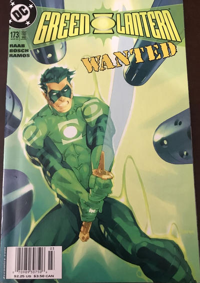 Cover for Green Lantern (DC, 1990 series) #173 [Newsstand]