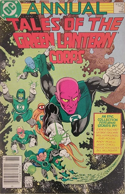 Cover for The Green Lantern Corps Annual (DC, 1986 series) #2 [Newsstand]
