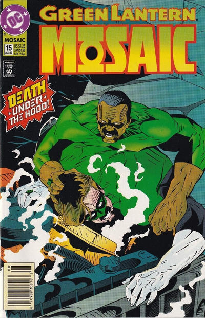 Cover for Green Lantern: Mosaic (DC, 1992 series) #15 [Newsstand]