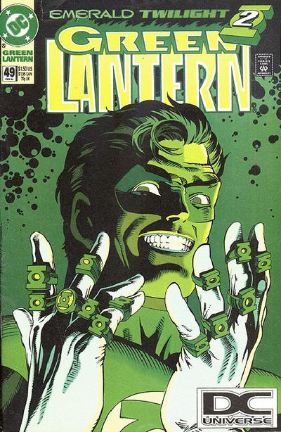 Cover for Green Lantern (DC, 1990 series) #49 [DC Universe Corner Box]