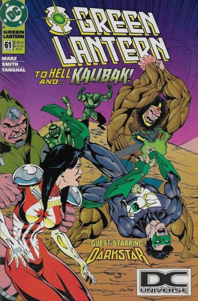 Cover for Green Lantern (DC, 1990 series) #61 [DC Universe Corner Box]