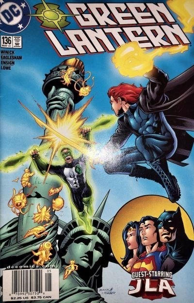 Cover for Green Lantern (DC, 1990 series) #136 [Newsstand]