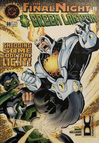 Cover for Green Lantern (DC, 1990 series) #80 [DC Universe Corner Box]
