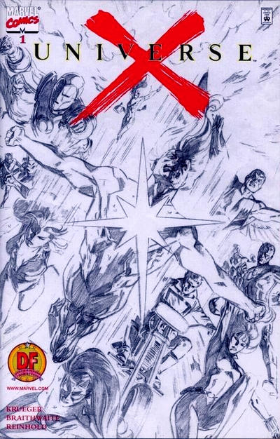 Cover for Universe X (Marvel, 2000 series) #1 [Dynamic Forces Sketch Variant Cover]