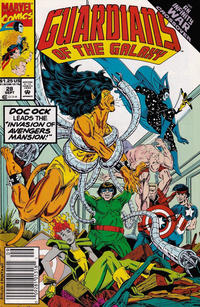 Cover Thumbnail for Guardians of the Galaxy (Marvel, 1990 series) #28 [Newsstand]