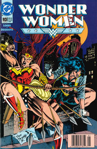 Cover Thumbnail for Wonder Woman (DC, 1987 series) #93 [Newsstand]