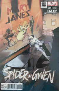 Cover Thumbnail for Spider-Gwen (Marvel, 2015 series) #5 [Variant Edition - BAM! Books-A-Million Exclusive - Bengal Cover]
