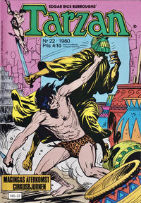 Cover Thumbnail for Tarzan (Atlantic Förlags AB, 1977 series) #22/1980