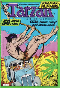 Cover Thumbnail for Tarzan (Atlantic Förlags AB, 1977 series) #14/1980