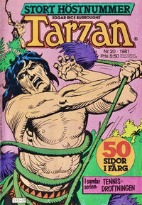 Cover Thumbnail for Tarzan (Atlantic Förlags AB, 1977 series) #20/1981