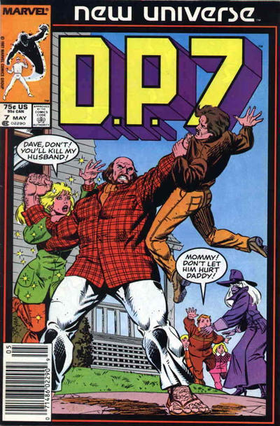 Cover for D.P. 7 (Marvel, 1986 series) #7 [Newsstand]