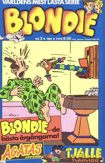 Cover for Blondie (Semic, 1963 series) #3/1984