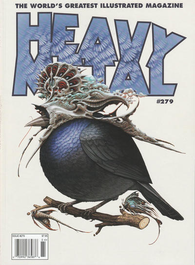 Cover for Heavy Metal Magazine (Heavy Metal, 1977 series) #279 [Mike Mitchell / Aaron Horkey Newsstand / Comic Shop Cover]