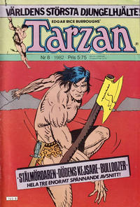 Cover Thumbnail for Tarzan (Atlantic Förlags AB, 1977 series) #8/1982