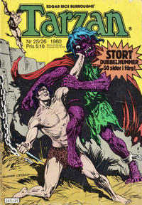 Cover Thumbnail for Tarzan (Atlantic Förlags AB, 1977 series) #25-26/1980