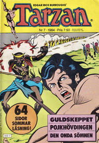 Cover Thumbnail for Tarzan (Atlantic Förlags AB, 1977 series) #7/1984