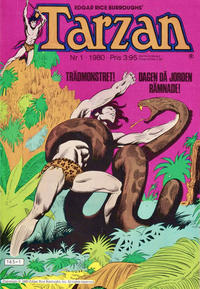 Cover Thumbnail for Tarzan (Atlantic Förlags AB, 1977 series) #1/1980