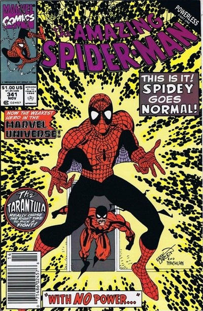 Cover for The Amazing Spider-Man (Marvel, 1963 series) #341 [Mark Jewelers]