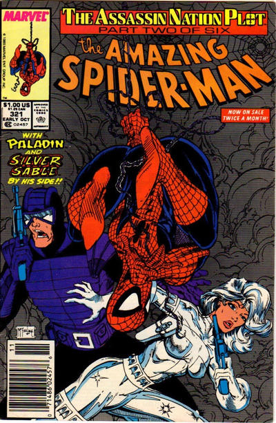 Cover for The Amazing Spider-Man (Marvel, 1963 series) #321 [Mark Jewelers]