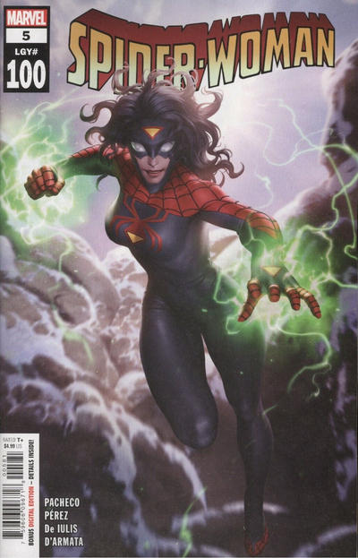 Cover for Spider-Woman (Marvel, 2020 series) #5 (100) [Junggeun Yoon Cover]