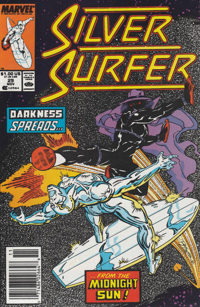 Cover for Silver Surfer (Marvel, 1987 series) #29 [Mark Jewelers]
