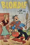 Cover for Blondie (Åhlén & Åkerlunds, 1956 series) #17/1959