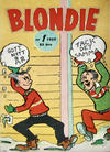 Cover for Blondie (Åhlén & Åkerlunds, 1956 series) #1/1959