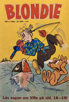 Cover for Blondie (Åhlén & Åkerlunds, 1956 series) #3/1960