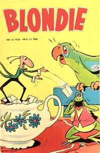 Cover Thumbnail for Blondie (Åhlén & Åkerlunds, 1956 series) #15/1956