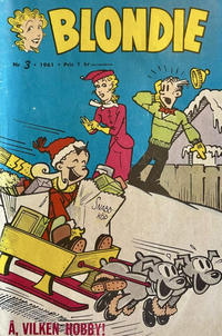Cover Thumbnail for Blondie (Åhlén & Åkerlunds, 1956 series) #3/1961