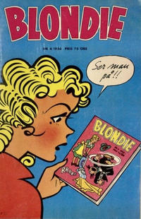 Cover Thumbnail for Blondie (Åhlén & Åkerlunds, 1956 series) #4/1956
