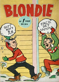 Cover Thumbnail for Blondie (Åhlén & Åkerlunds, 1956 series) #1/1959