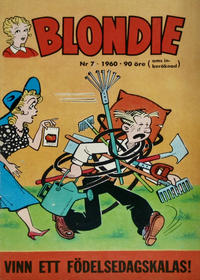 Cover Thumbnail for Blondie (Åhlén & Åkerlunds, 1956 series) #7/1960