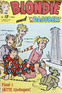 Cover Thumbnail for Blondie (Åhlén & Åkerlunds, 1956 series) #12/1961