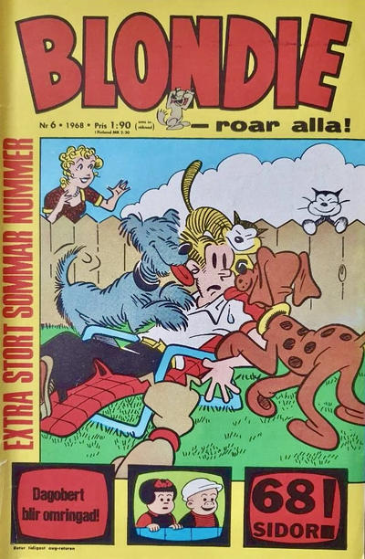 Cover for Blondie (Semic, 1963 series) #6/1968