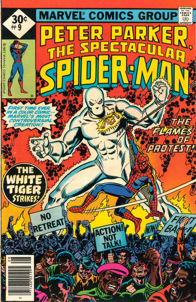 Cover for The Spectacular Spider-Man (Marvel, 1976 series) #9 [Whitman]