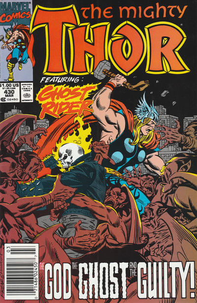 Cover for Thor (Marvel, 1966 series) #430 [Mark Jewelers]