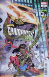 Cover for Champions (Marvel, 2020 series) #5 (42) [50 Years of Man-Thing]