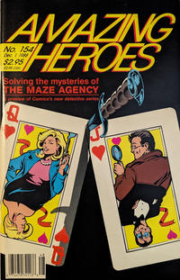 Cover Thumbnail for Amazing Heroes (Fantagraphics, 1981 series) #154