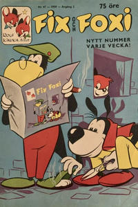 Cover Thumbnail for Fix och Foxi (Förlagshuset Norden, 1958 series) #47/1959