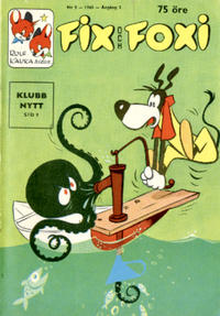 Cover Thumbnail for Fix och Foxi (Förlagshuset Norden, 1958 series) #5/1960