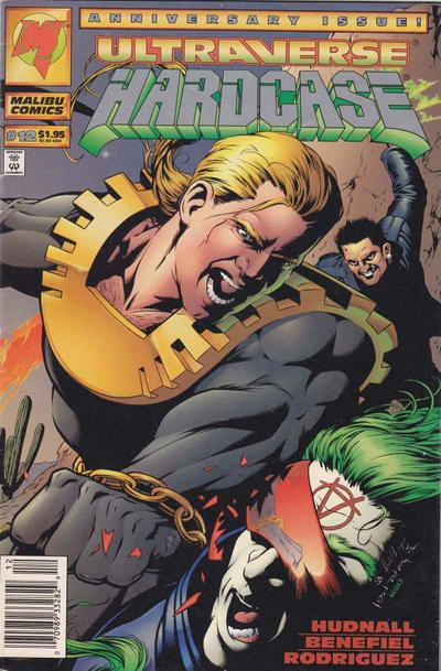 Cover for Hardcase (Malibu, 1993 series) #12 [Newsstand]