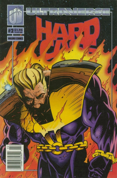Cover for Hardcase (Malibu, 1993 series) #2 [Newsstand]