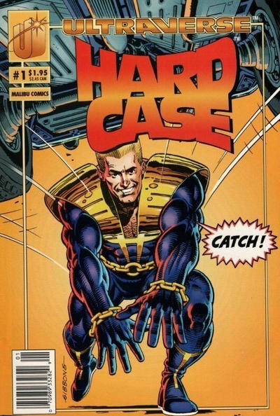 Cover for Hardcase (Malibu, 1993 series) #1 [Newsstand]