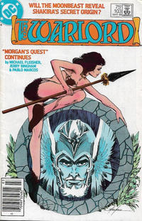 Cover for Warlord (DC, 1976 series) #103 [Newsstand]