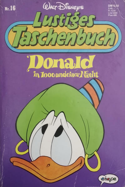 Cover for Lustiges Taschenbuch (Egmont Ehapa, 1967 series) #16 - Donald in 1000 und einer Nacht [6,50 DM]