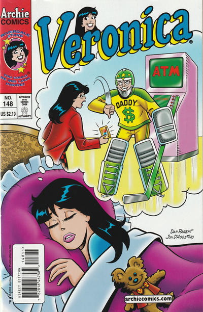 Cover for Veronica (Archie, 1989 series) #148 [Direct Edition]