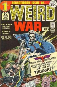 Cover for Weird War Tales (DC, 1971 series) #1