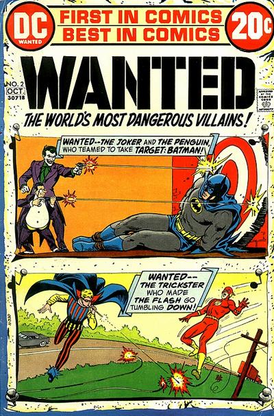 Cover for Wanted. The World's Most Dangerous Villains (DC, 1972 series) #2